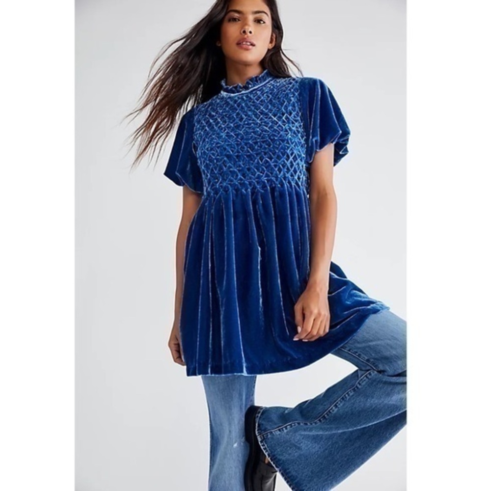 Free People Gum Drop Mini Dress NWOT